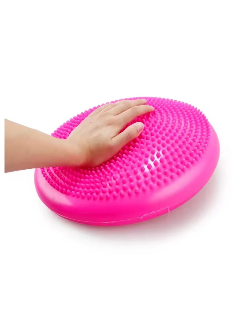 Spall Inflatable Yoga Massage Ball Durable Universal Sports Gym Fitness Yoga Wobble Stability Balance Disc Massage Cushion Mat - Image 4