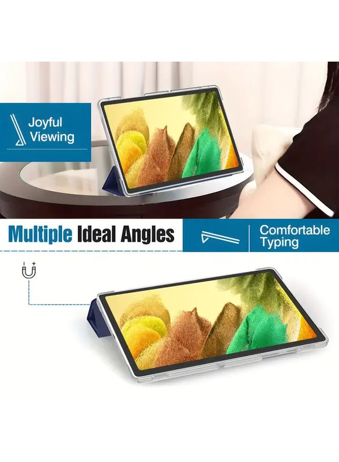 حافظة ثلاثية الطيات باللون الأسود لجهاز Samsung Tab A7 Lite 8.7 بوصة مع حامل قابل للتعديل - Image 5