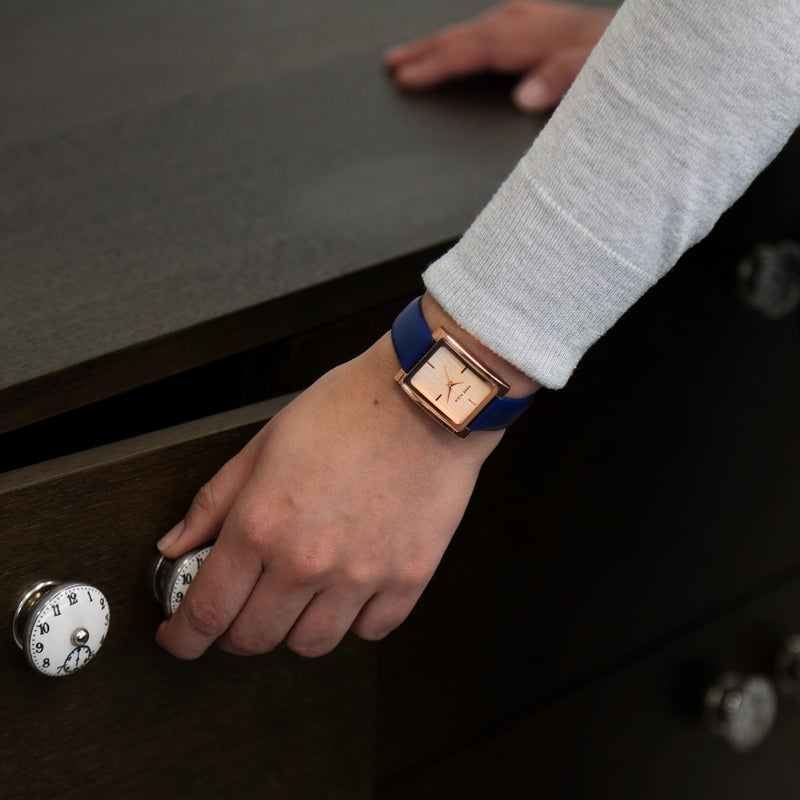 Anne Klein Women's Leather Strap Watch, AK/2706 - Image 2