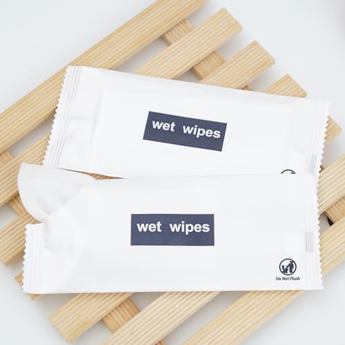 Hipruict Individual Hand Wipes, Wet Wipes Individually Wrapped 100 Pack, Clean Hands Quickly, Large Wet Naps Bulk for Homeless, Suitable for Restaurant, Wedding, Barbecue - Image 4