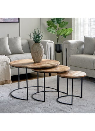 Urban 2-Piece Solid Wood Round Nesting Table Set 76 x 48 x 76 cm - pzsku/Z2D4F0B509373BF7B428DZ/45/_/1709205388/0ad5b37a-4a3e-4156-a61c-2fd4dcfbc4f5