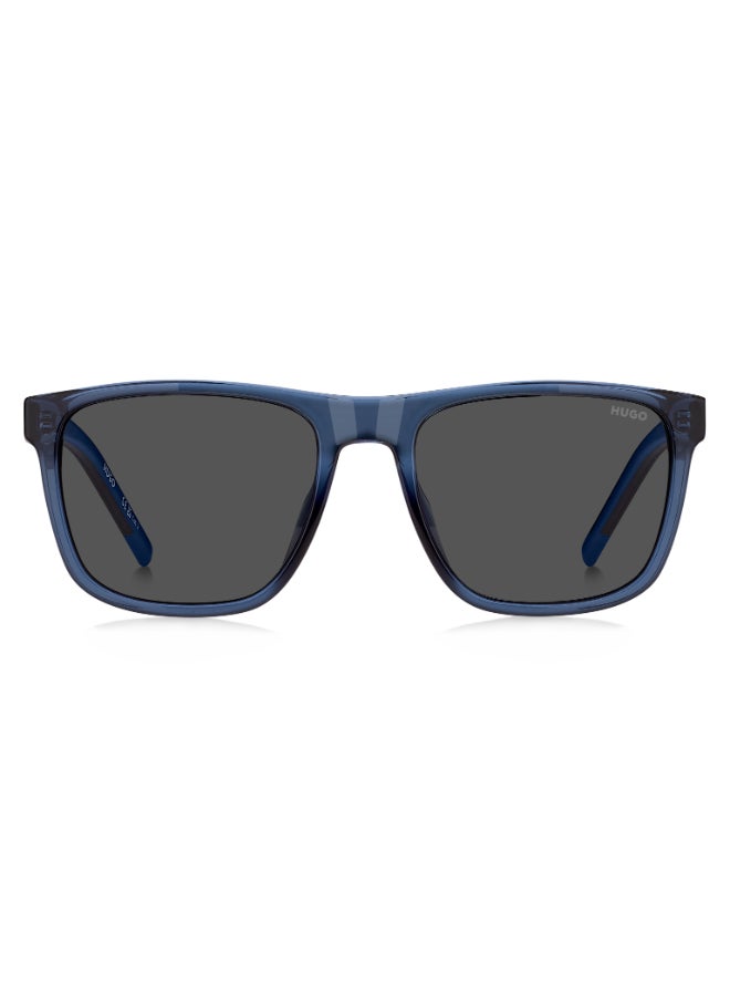 HUGO HG 1391/G/S Sunglasses Blue Rectangular - Image 3