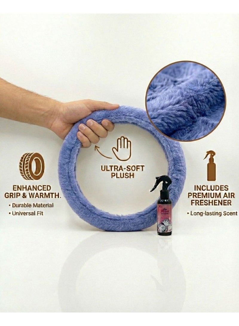 Fresh Steering Wheel Cover & Air Freshener Combo – Comfort Grip with Long-Lasting Freshness - Image 2