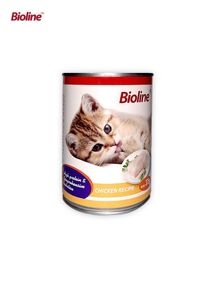 Bioline Canned Chicken Cat Food - 375G - Image 1