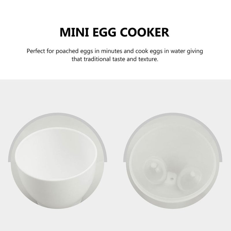 4 Piece Microwave Egg Poacher Cups For Healthy Breakfast Kitchen Cooking Tool - Image 4