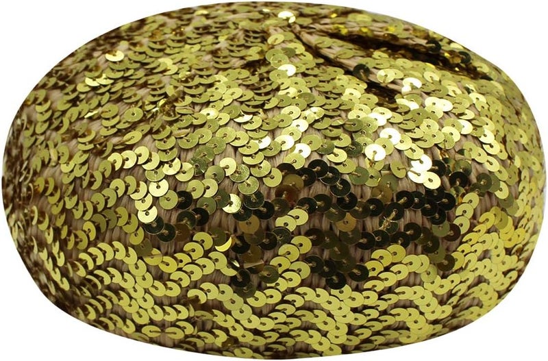 Aibearty Women Girls Sparkly Sequin Beret Hat Fashion Fun Stretch Beanie Cap Headwear for Festival Party Club Halloween - Image 5