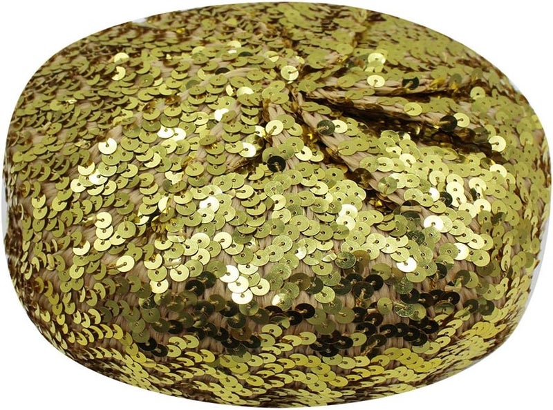 Aibearty Women Girls Sparkly Sequin Beret Hat Fashion Fun Stretch Beanie Cap Headwear for Festival Party Club Halloween - Image 2