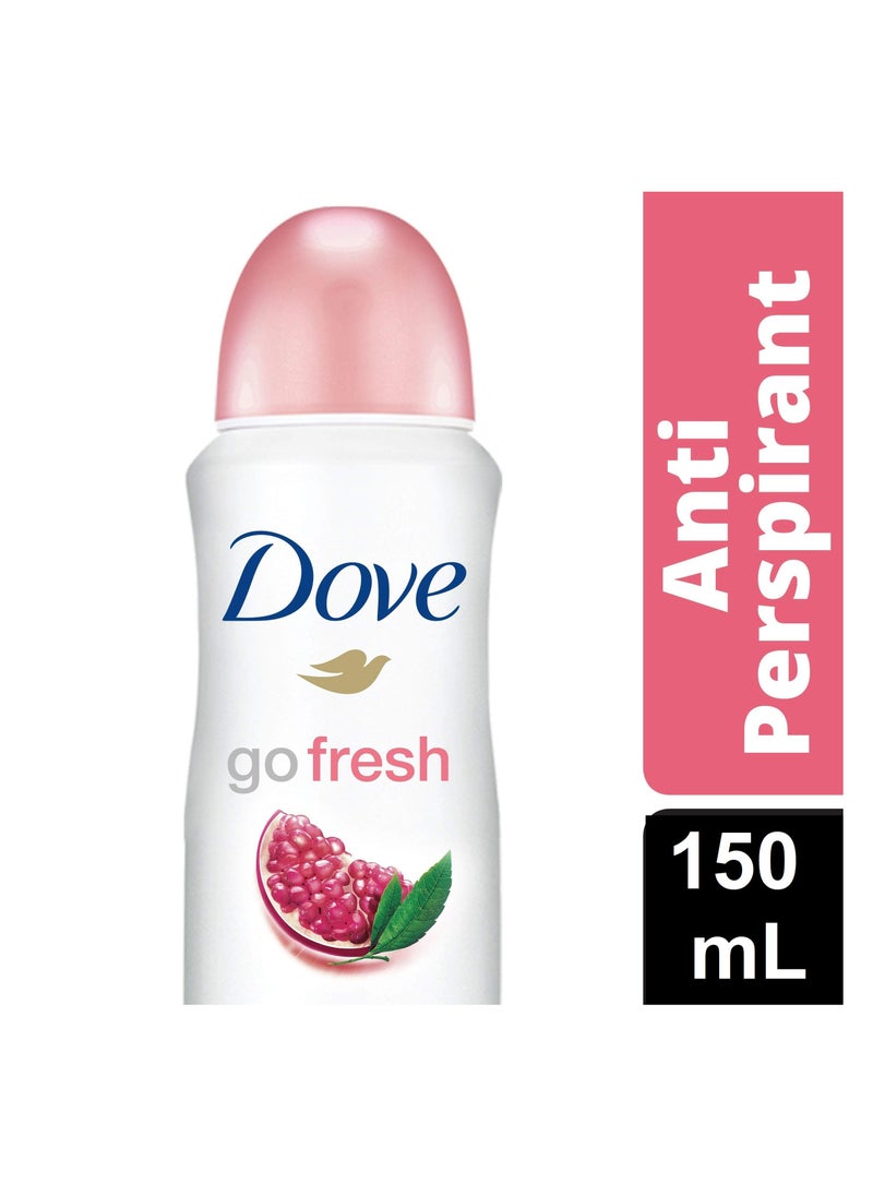 Dove Dove Deodorant Pomegranate Spray 2 Pack, 150ml  - Image 2