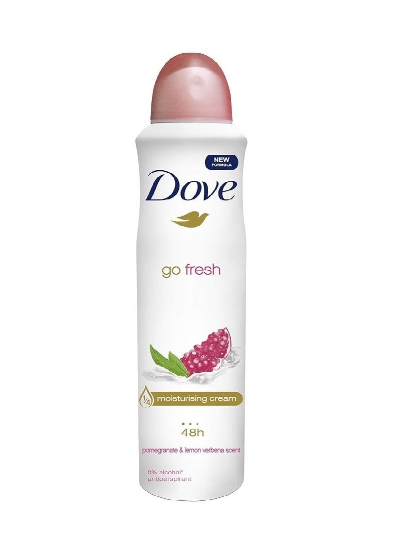 Dove Dove Deodorant Pomegranate Spray 2 Pack, 150ml  - Image 3