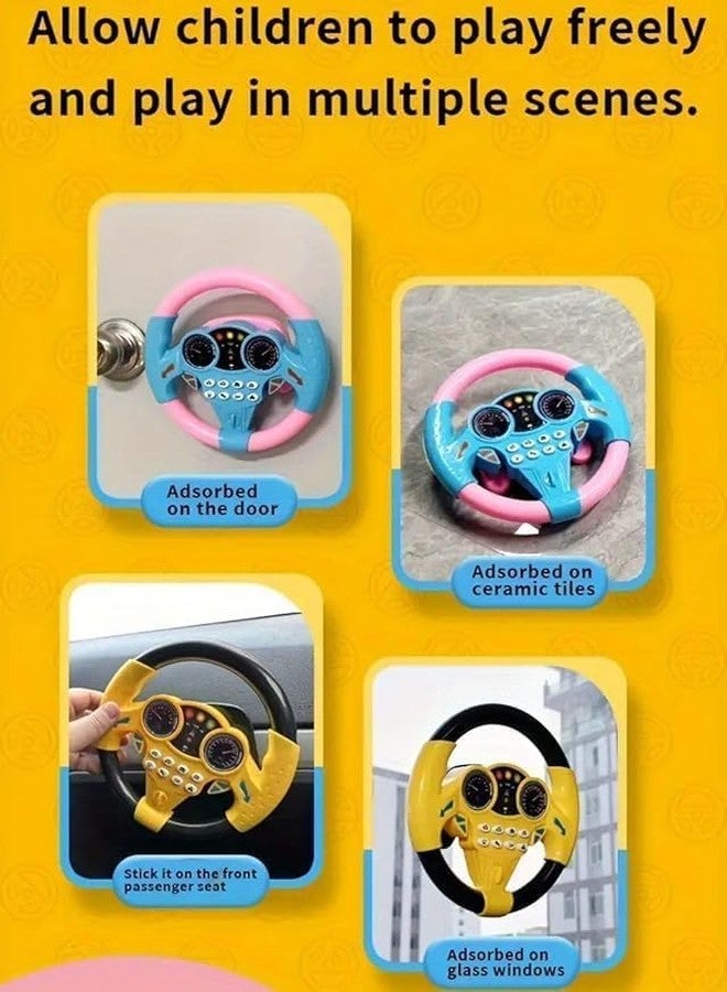 lizepto Premium Kids Driving Steering Wheel Funny Interactive Driving Wheel with Music (DY) - Image 5