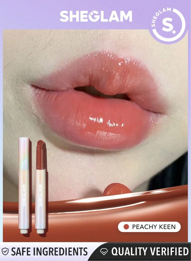 SHEGLAM Pout-Perfect Shine Lip Plumper - Peachy Keen Peachy Keen - Image 1