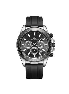KENNETH SCOTT Kenneth Scott Men's Black Dial Chrono & Multi Function Watch - K23149-SSBB  - Image 1