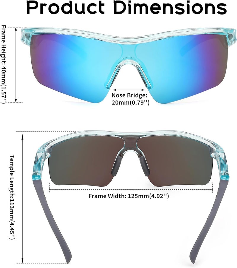 FEISEDY Kids Teens Baseball Polarized Sunglasses Sports TR90 Frame Boys Girls Cycling B2454 - Image 5
