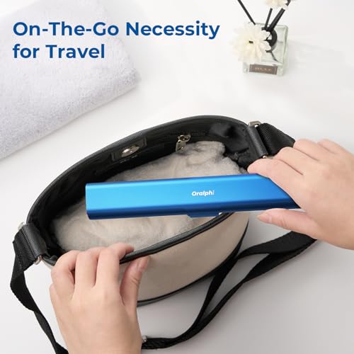 Oralphi Aluminum Toothbrush Travel Case, Portable Travel Toothbrush Holder, Durable Manual Toothbrush Box Container for Traveling, Bathroom, Camping, Business Trip-Blue - Image 4