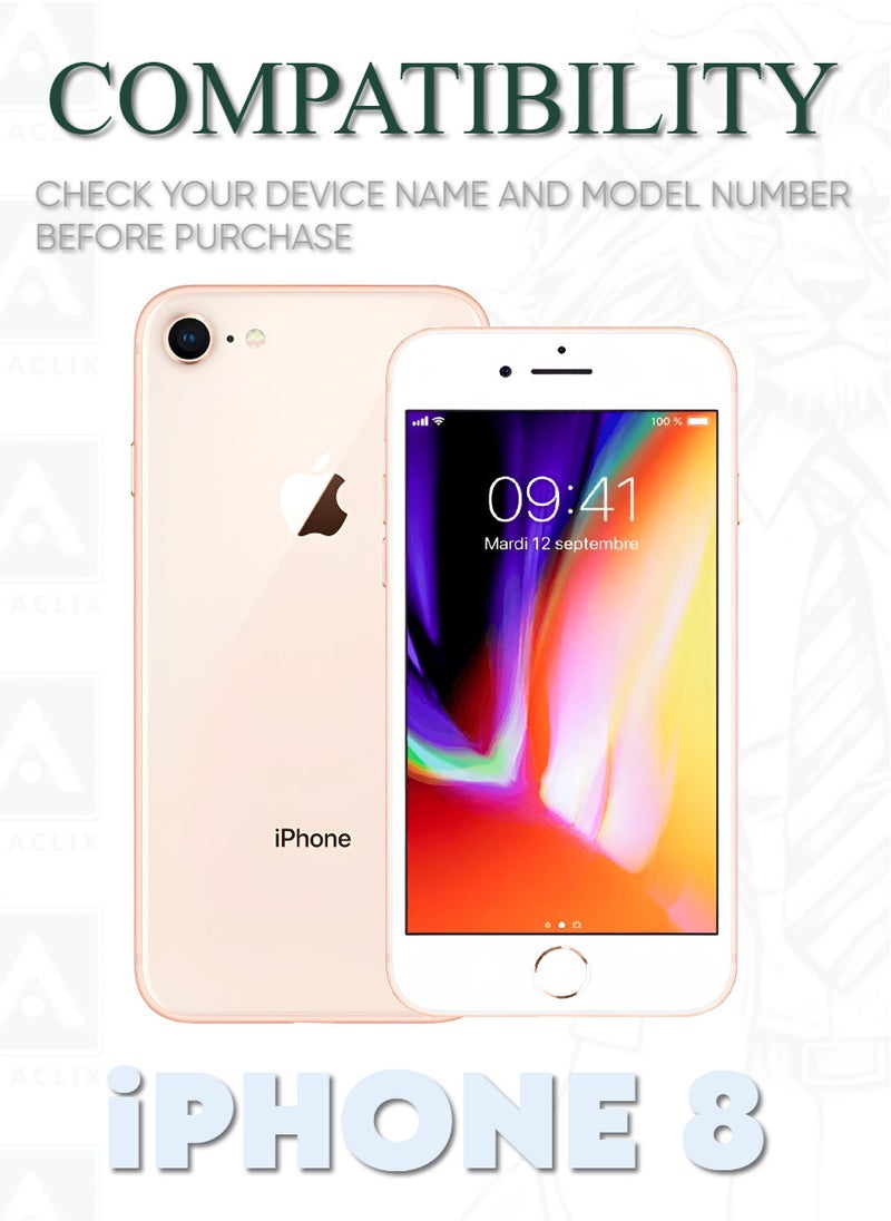 Antistatic ESD Dustproof Premium Quality High Definition Anti-Spy Privacy Tempered Glass Screen Protector Designed For  iPhone 8