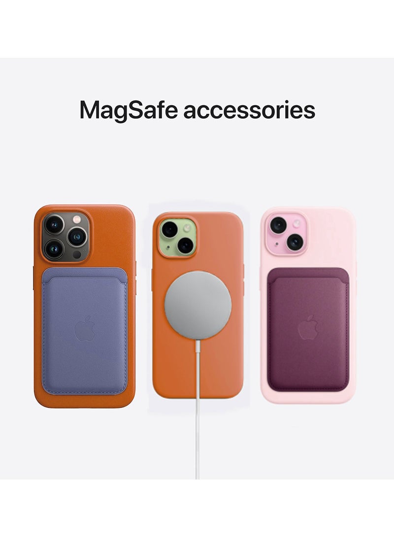 Wtech Soft Liquid Silicone Case Cover With MagSafe For Apple iPhone 15 2023 Orange - Image 3