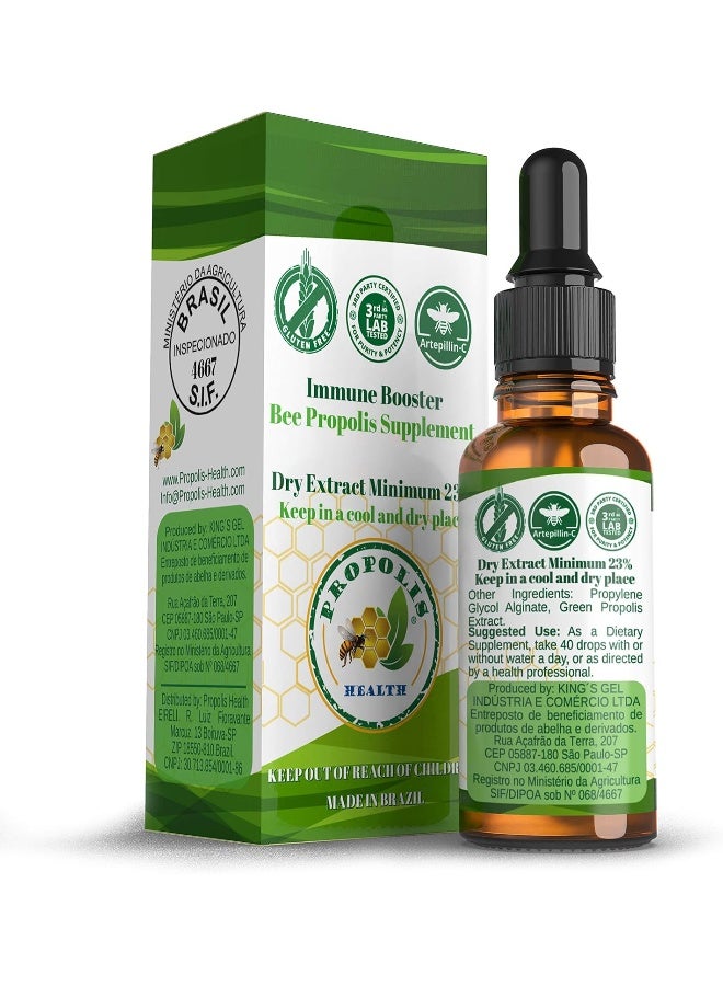 Propolis Health Green Propolis Extract Liquid - Brazilian Bee Propolis - Alcohol-Free Immune Support Supplement - 60-Day Supply - Natural Immunity Shots - Image 5