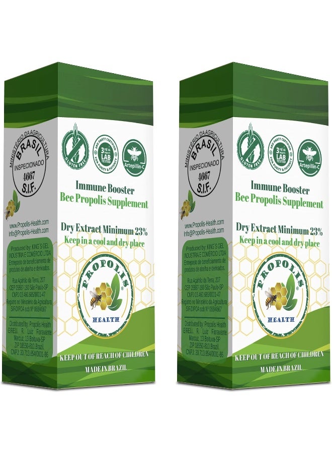 Propolis Health Green Propolis Extract Liquid - Brazilian Bee Propolis - Alcohol-Free Immune Support Supplement - 60-Day Supply - Natural Immunity Shots - Image 3