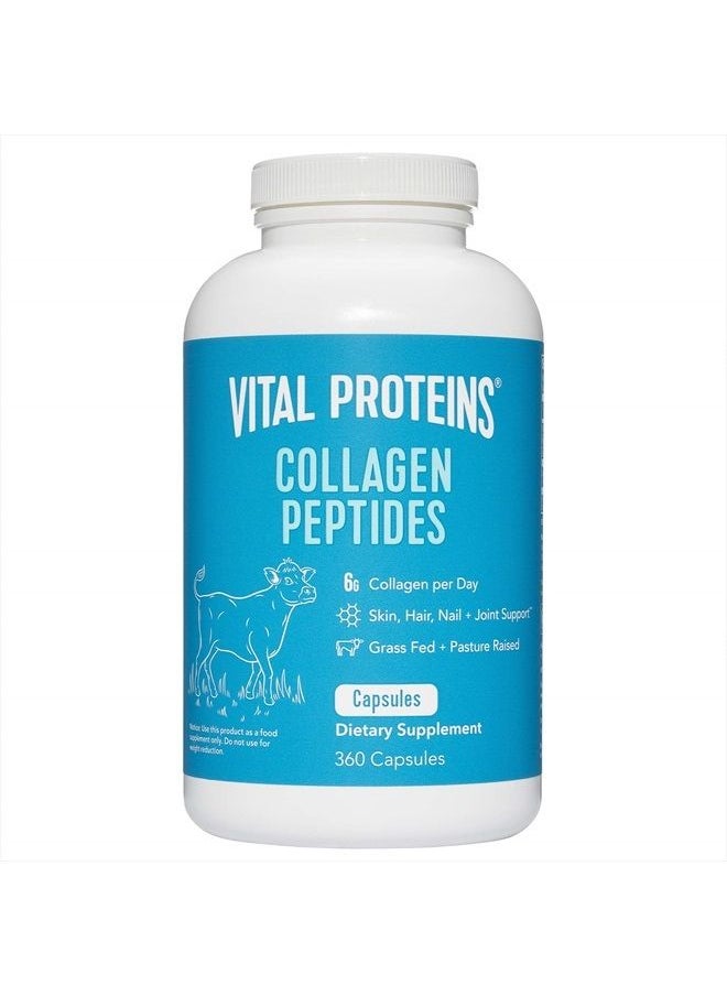 Vital Proteins Collagen Pills Supplement (Type I, III), 360 Collagen Capsules, 3300mg Serving Help Support Healthy Hair, Collagen Supplement  - Image 1