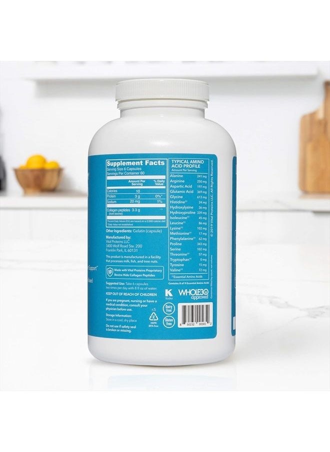 Vital Proteins Collagen Pills Supplement (Type I, III), 360 Collagen Capsules, 3300mg Serving Help Support Healthy Hair, Collagen Supplement  - Image 2