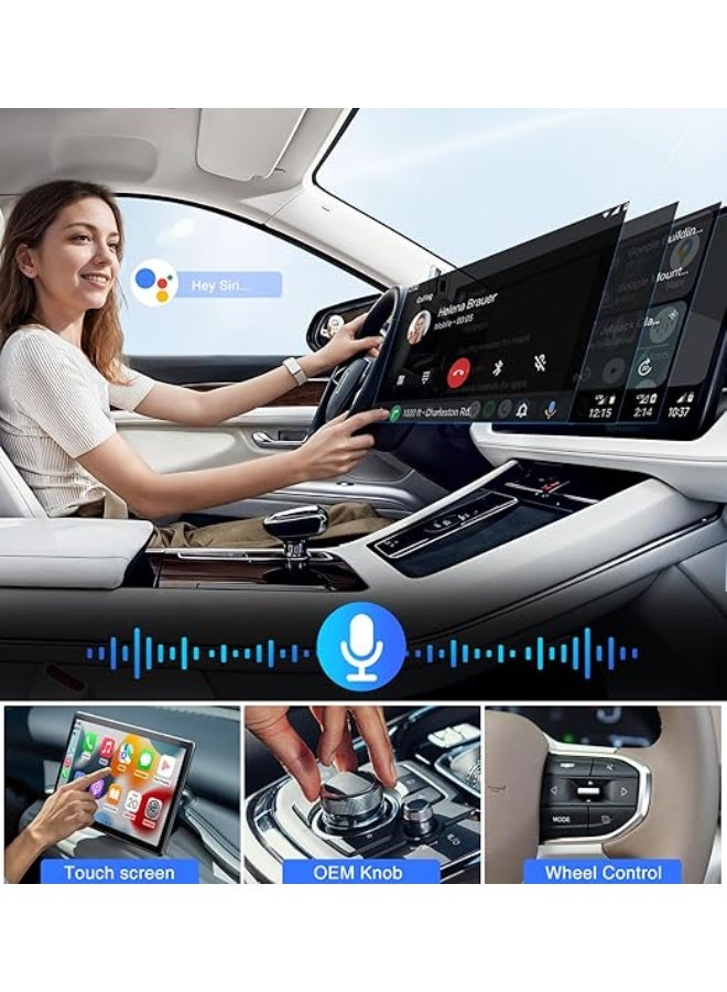 2-in-1 Wireless CarPlay & Android Auto Adapter - Converts Factory Wired Systems to Wireless - Plug & Play Dongle for iPhone & Android Phones - Image 4