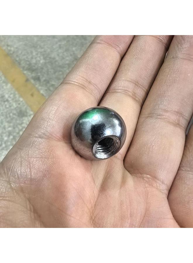 Generic 17mm Ball Head To 1/4 Inner And Outer Mobile Phone Bracket Replacement Pan/tilt Universal Wheel Adapter Pea Pods Connection Accessories-Body Color:17mm Metal Ball (with 1/4 Screw Hole)  - Image 1