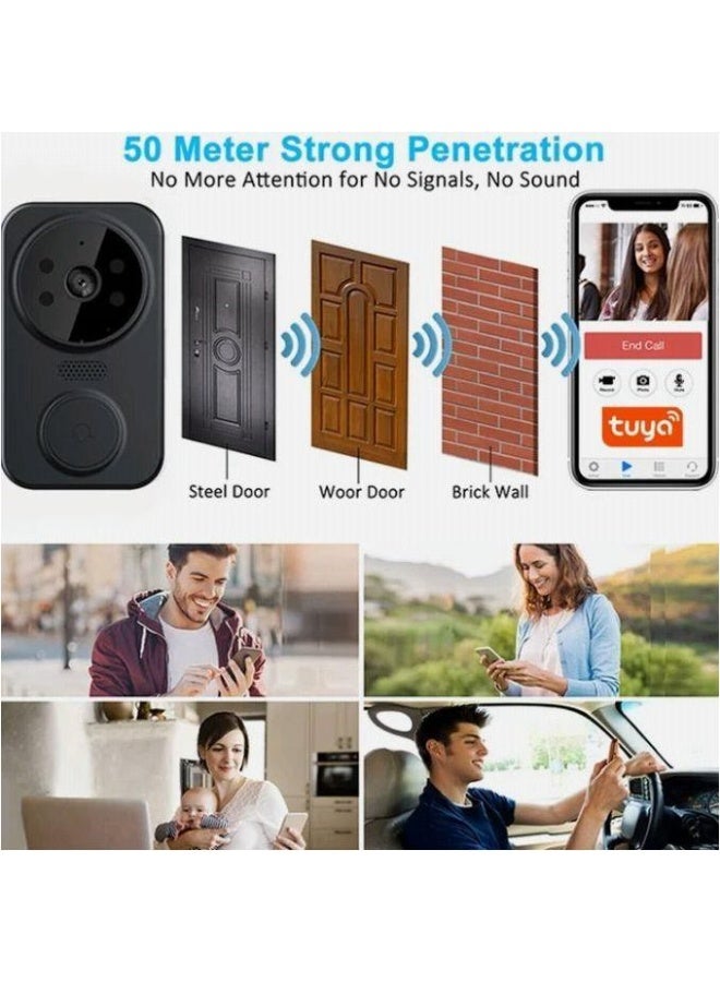 TUYA Doorbell Camera Wireless, WiFi Video Doorbell with 1080P HD - Image 3