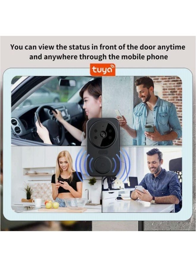 TUYA Doorbell Camera Wireless, WiFi Video Doorbell with 1080P HD - Image 2