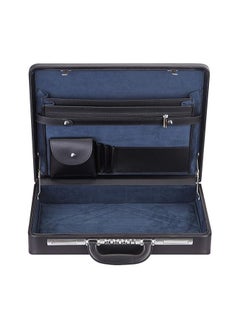 Freegallops Business Briefcase for Men - Hard Case Black Leather Attache with Lock for Professionals Made In China Best Briefcase  - Image 4