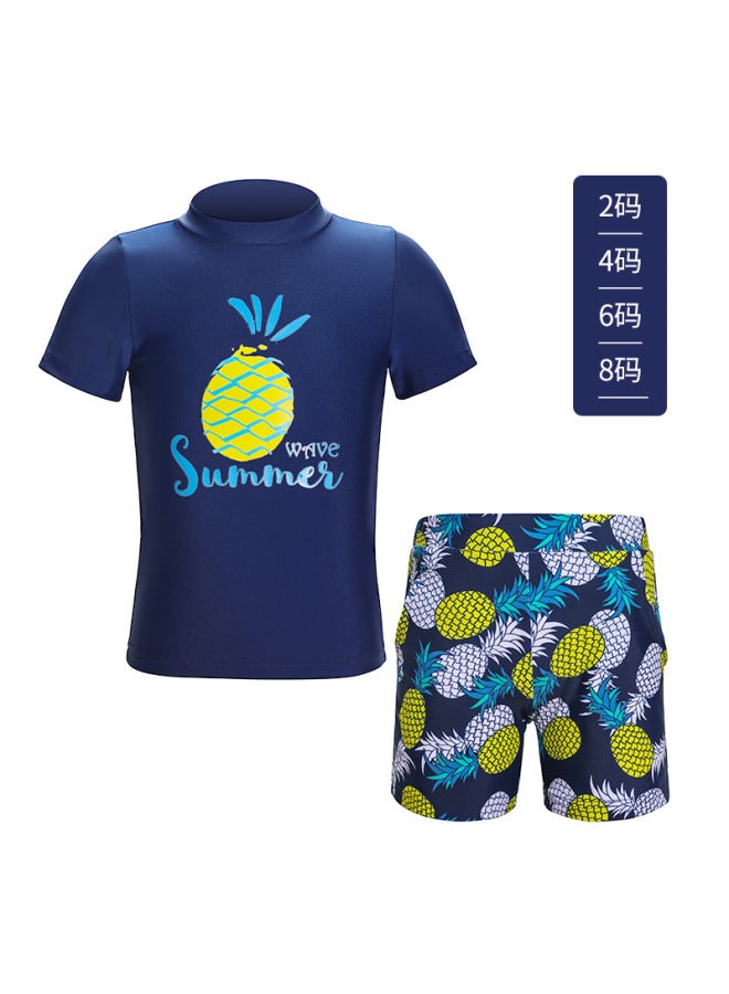 ملابس واقية من الشمس للأطفال تصميم موجة جديدة للصيف، سريعة الجفاف، للأطفال الصغار والمتوسطين، ملابس مائية خفيفة، بدلة سباحة، شاطئ