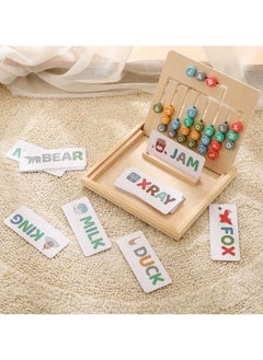 M MIAOYAN Wooden Alphabet Board Kids Preschool Early Development Learning Toys  - Image 2