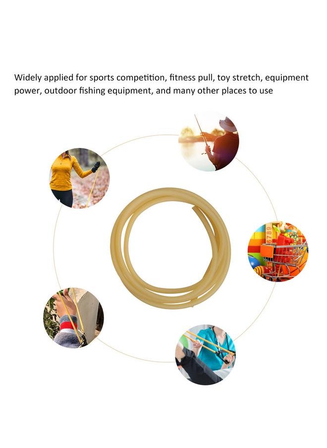 1 / 3 / 5M Elastic Soft Natural Latex Slingshots Tube Tubing Band for Hunting Shooting (1m)