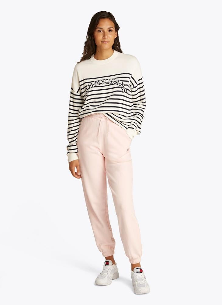 TOMMY JEANS Striped Varsity Sweater  - Image 4