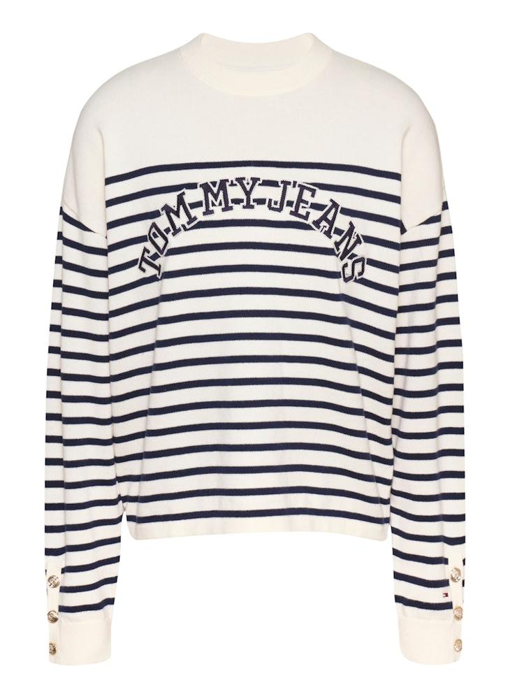 TOMMY JEANS Striped Varsity Sweater  - Image 5