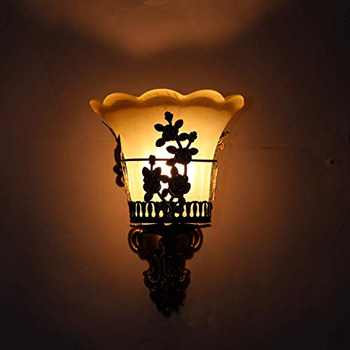 WHITERAY Black Antique Designer Imported Wall Light wall lamp for Bedroom, Living Room,Kitchen, Bars, malls, Besides the Bed, Balcony Home Decoration (1110 Antique (Without Bulb)) - Image 3