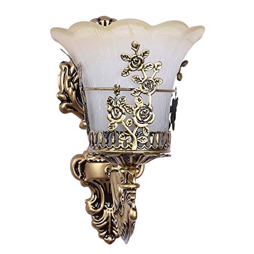 WHITERAY Black Antique Designer Imported Wall Light wall lamp for Bedroom, Living Room,Kitchen, Bars, malls, Besides the Bed, Balcony Home Decoration (1110 Antique (Without Bulb)) - Image 2