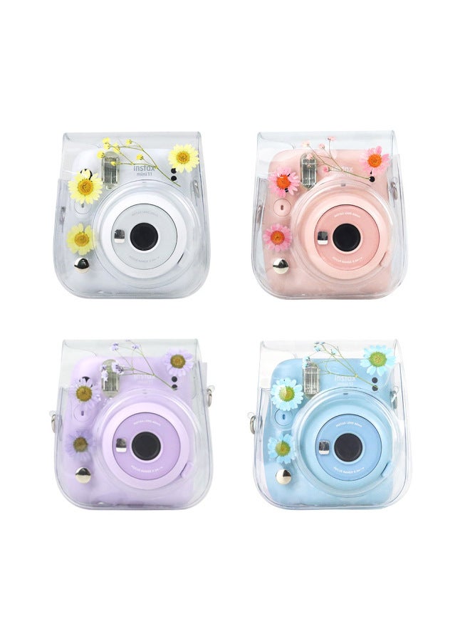 Transparent Daisy Starry Sky Camera Storage Bag Instax Mini12/11/9/8 Instant Cameras Digital Computer/camera Waterproof Box/bag-Color:Daisy Gyptian Star  - Image 3