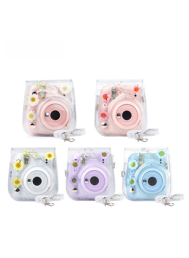 Transparent Daisy Starry Sky Camera Storage Bag Instax Mini12/11/9/8 Instant Cameras Digital Computer/camera Waterproof Box/bag-Color:Daisy Gyptian Star  - Image 2