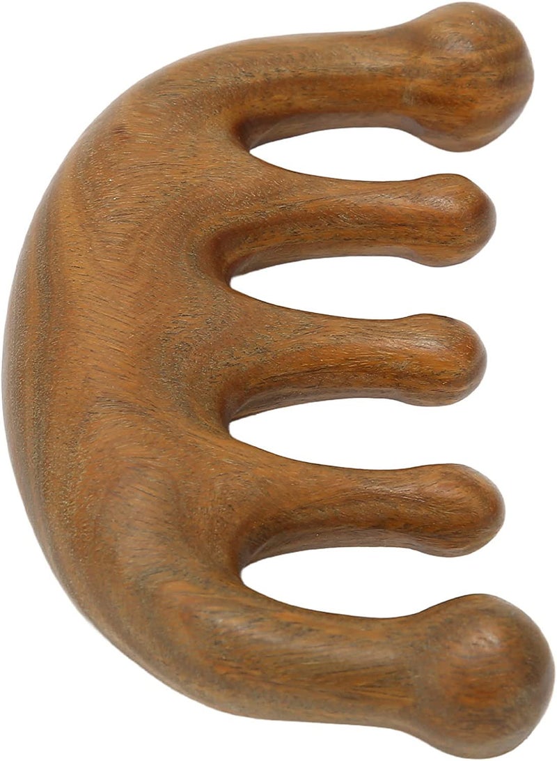 Soulvinee Wooden Massage Comb Guasha Comb Scraping Massage Tools Head Neck Massager Spa Acupuncture pcs 1 - Image 1