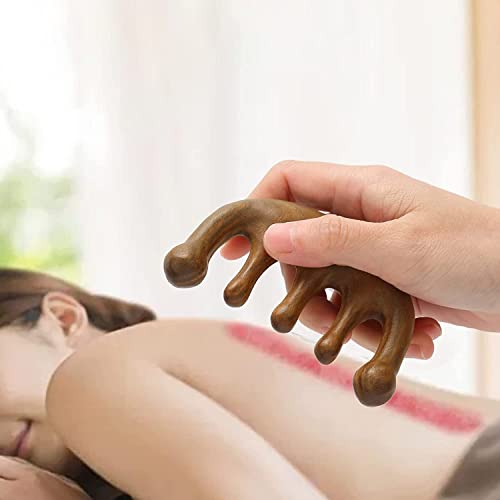 Soulvinee Wooden Massage Comb Guasha Comb Scraping Massage Tools Head Neck Massager Spa Acupuncture pcs 1 - Image 4