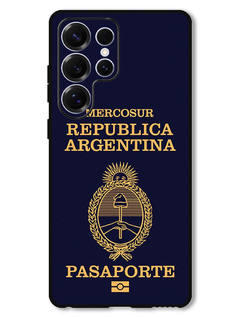 Theodor Protective Case Anti Scratch Shock Proof Bumper Cover For Samsung Galaxy S25 Ultra Argentina Passport - Image 1