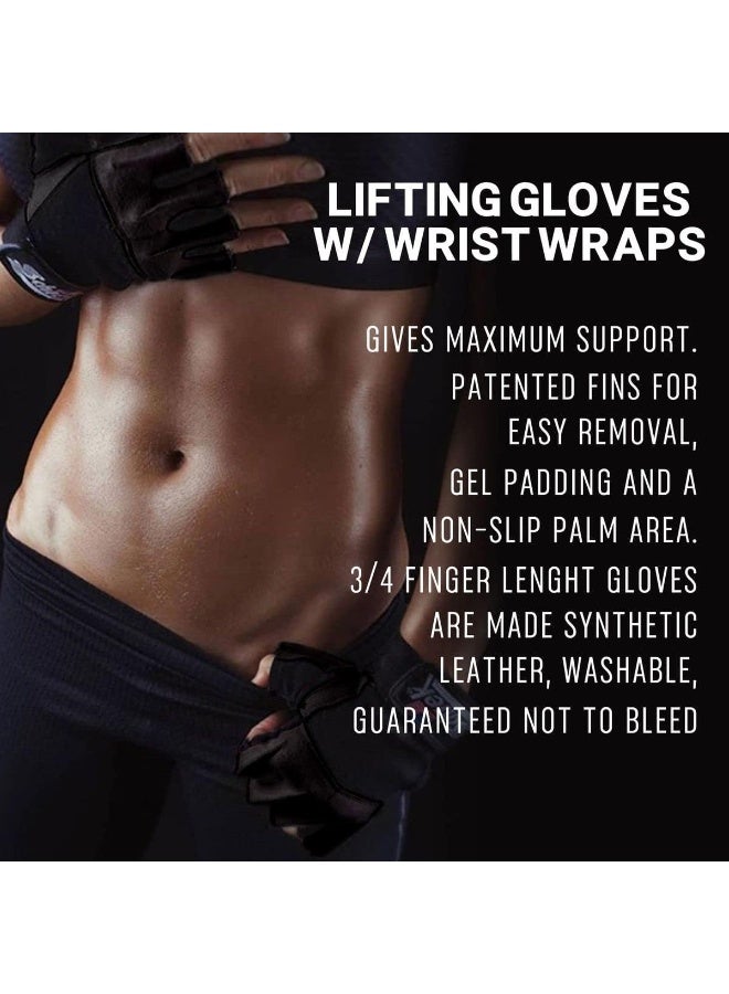 شيك قفازات رفع الأثقال النسائية بلاتينيوم من شيك موديل 520 متوسطة الحجم - Image 4