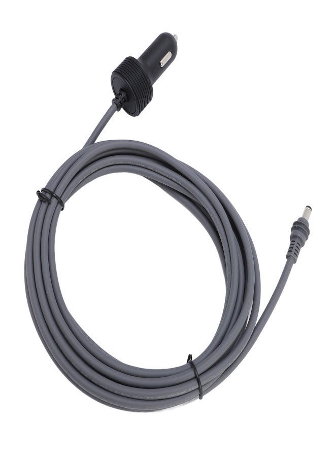 DC Car Power Cable 16ft 12V-24V 18AWG Water Resistant Cigar Lighter Power Supply Cord for Mini Satellite Dish RV Car Truck Boat Gray - Image 5