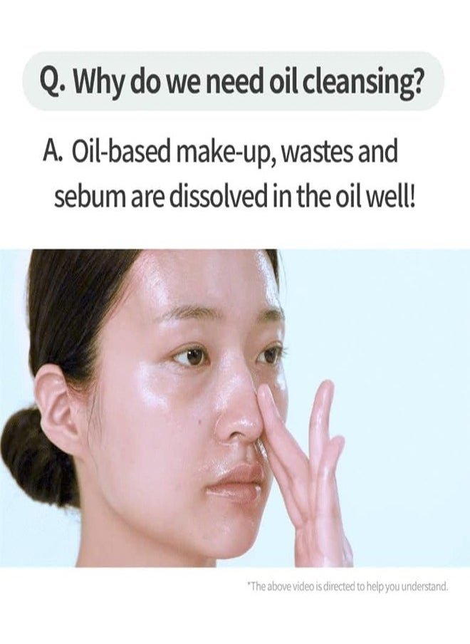 JS Anua Heartleaf Pore Control Cleansing Oil, Facial Speedy Cleansing Oil, Gently Remove Blackheads, Makeup and Sebum, Safe To Use For Acne-Prone or Sensitive Skin, Daily Makeup Blackheads Removal (200ml)  - Image 5