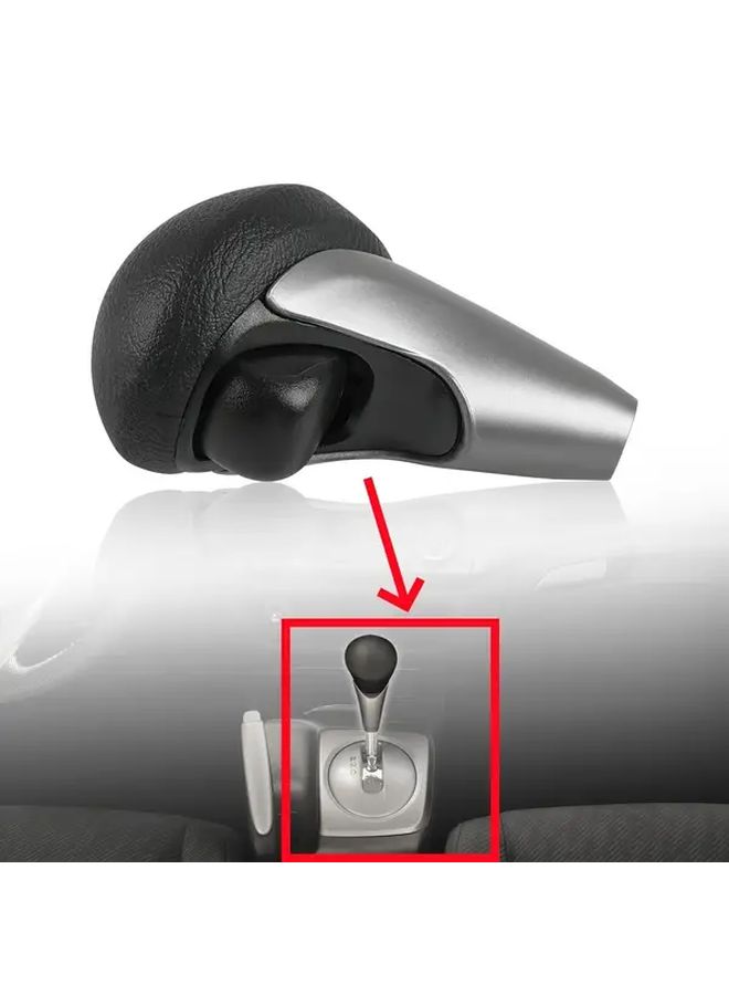 Silvery Car Automatic Transmission Shift Knob Ergonomic Grip Direct Fit Replacement - Image 4