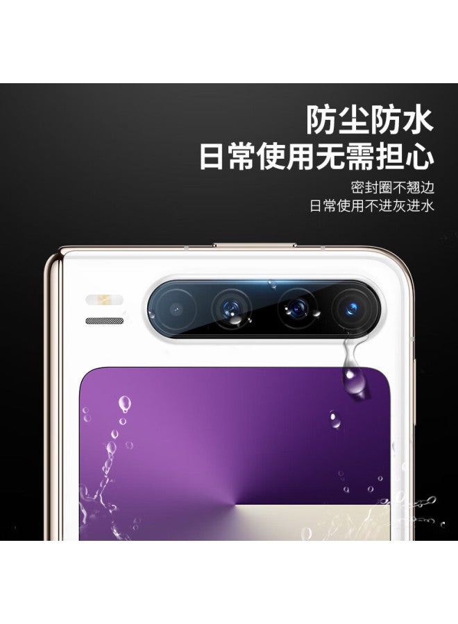 Blueo Lens Film For Huawei Purax, Full Coverage Anti-Glare High Definition Protective Film For Purax Rear Camera, Black - Image 2