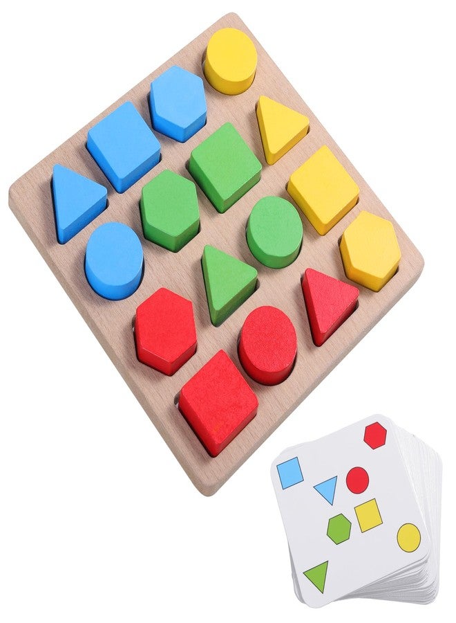 lefeke Puzzles Gifts for Dementia Seniors Patients,Memory Activities for Seniors with Dementia,Dementia Geometric Cognitive Products for Alzheimers Elderly - Image 1