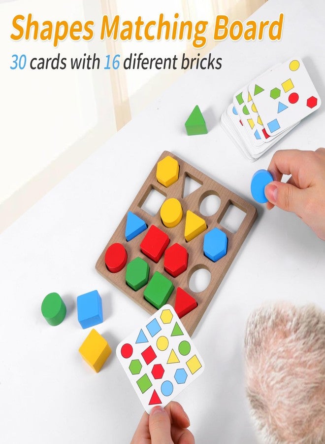 lefeke Puzzles Gifts for Dementia Seniors Patients,Memory Activities for Seniors with Dementia,Dementia Geometric Cognitive Products for Alzheimers Elderly - Image 2