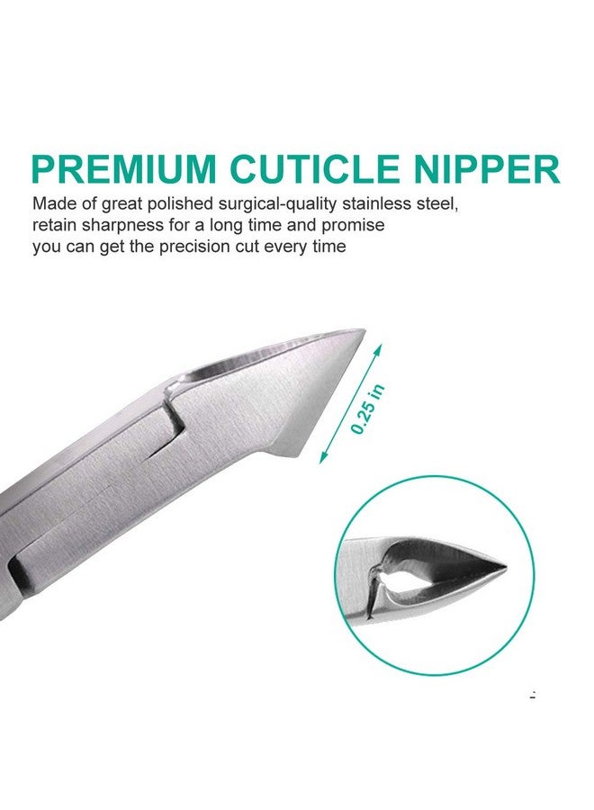 IVON IVON Cuticle Trimmer, Non-Slip Professional Cuticle Nipper Stainless Steel Cutter - Image 2