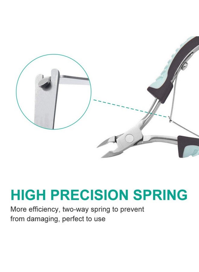 IVON IVON Cuticle Trimmer, Non-Slip Professional Cuticle Nipper Stainless Steel Cutter - Image 3